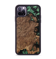 iPhone 11 Pro Max Wood Phone Case - Mattie (Green, 733780)