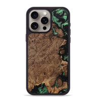 iPhone 15 Pro Max Wood Phone Case - Mattie (Green, 733780)