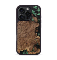 iPhone 16 Pro Wood Phone Case - Mattie (Green, 733780)