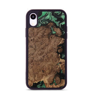 iPhone Xr Wood Phone Case - Mattie (Green, 733780)