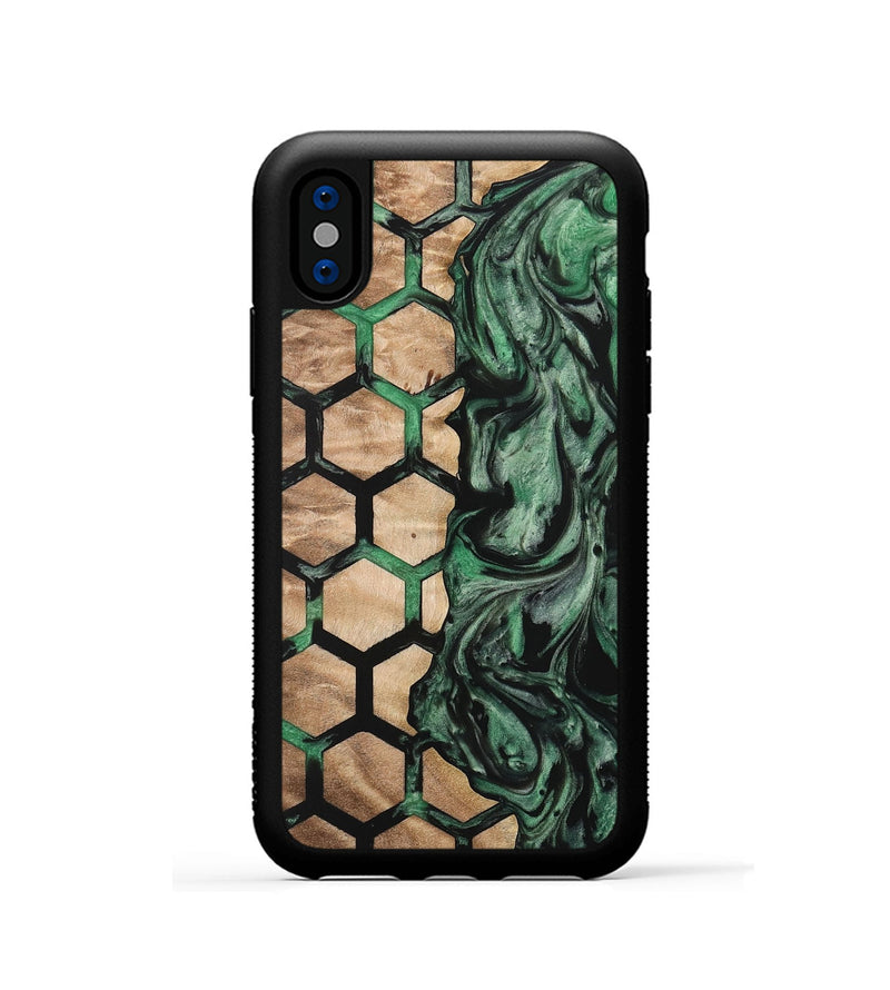 iPhone Xs Wood Phone Case - Alene (Pattern, 733784)