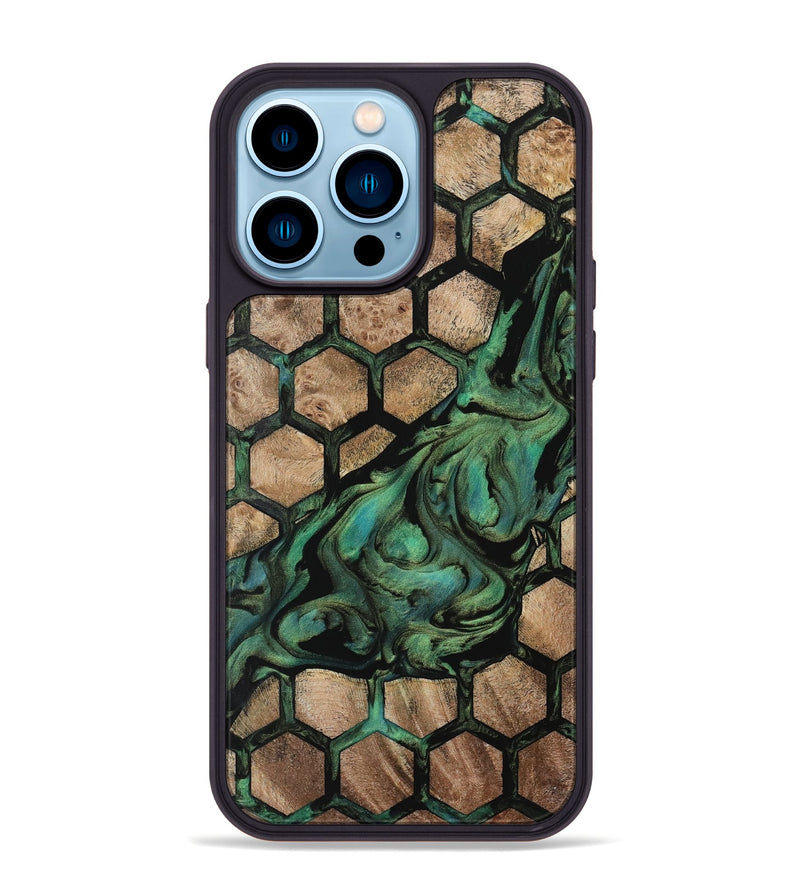 iPhone 14 Pro Max Wood Phone Case - Eluned (Pattern, 733790)