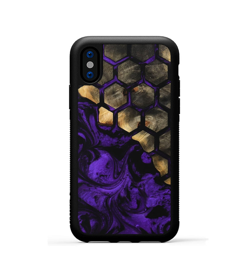 iPhone Xs Wood Phone Case - Aeriell (Pattern, 733791)