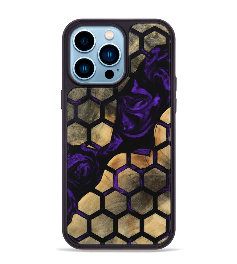 iPhone 14 Pro Max Wood Phone Case - Hoang (Pattern, 733806)