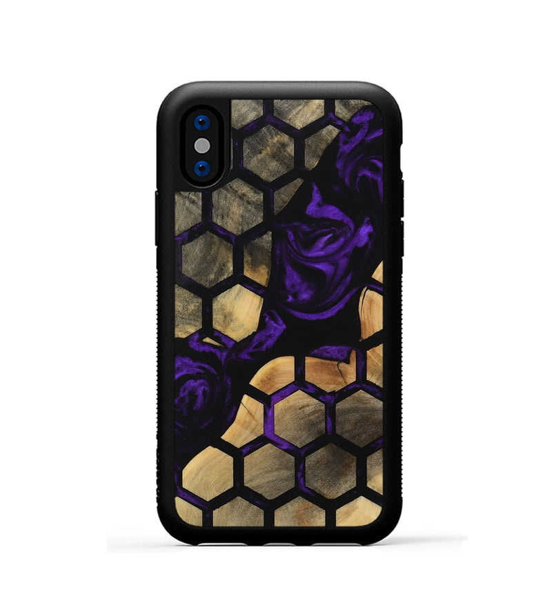 iPhone Xs Wood Phone Case - Hoang (Pattern, 733806)