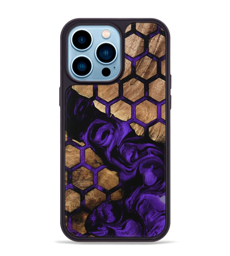 iPhone 14 Pro Max Wood Phone Case - Norita (Pattern, 733808)