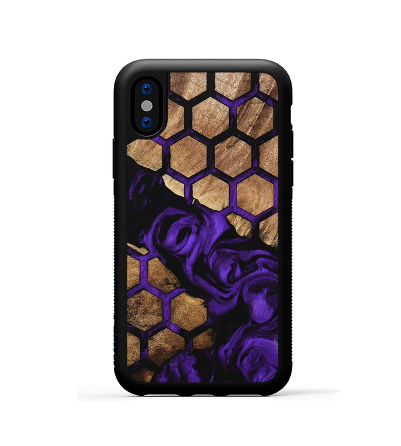 iPhone Xs Wood Phone Case - Norita (Pattern, 733808)