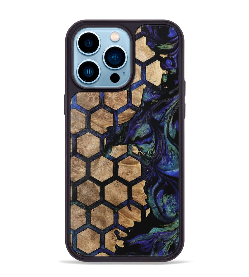 iPhone 14 Pro Max Wood Phone Case - Maggie (Pattern, 733811)