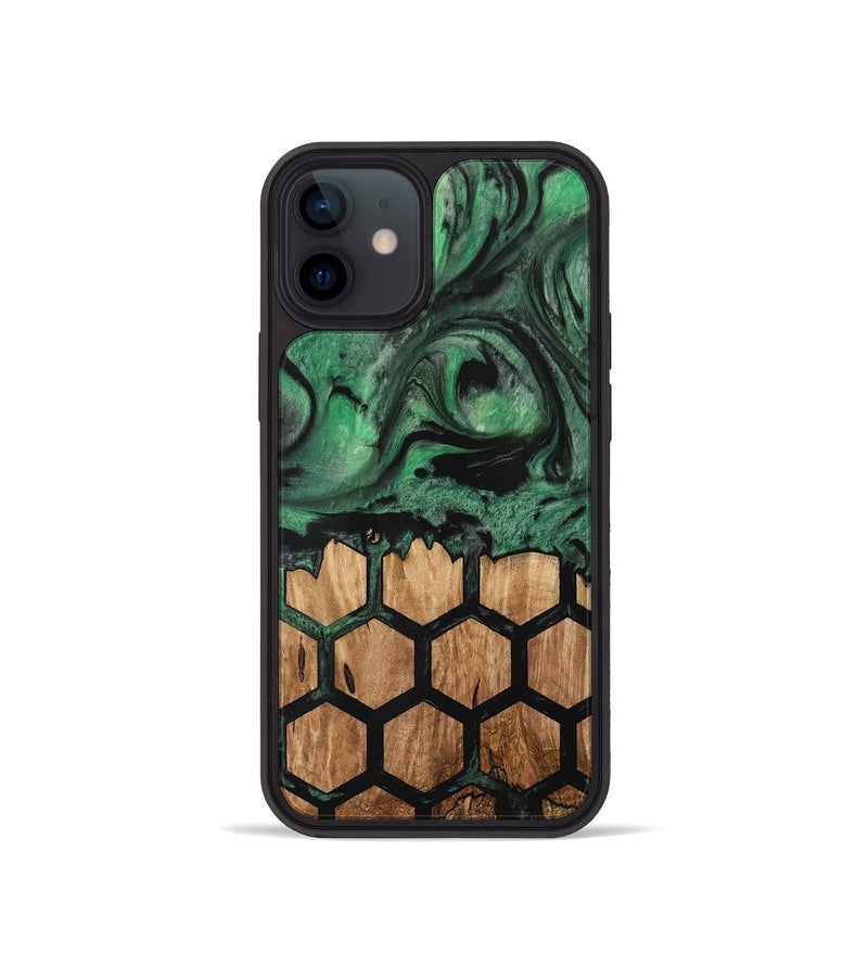 iPhone 12 mini Wood Phone Case - Javad (Pattern, 733813)