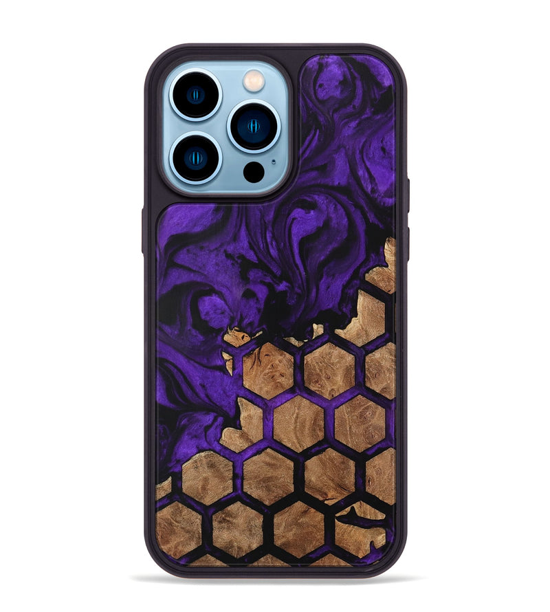 iPhone 14 Pro Max Wood Phone Case - Nancee (Pattern, 733814)