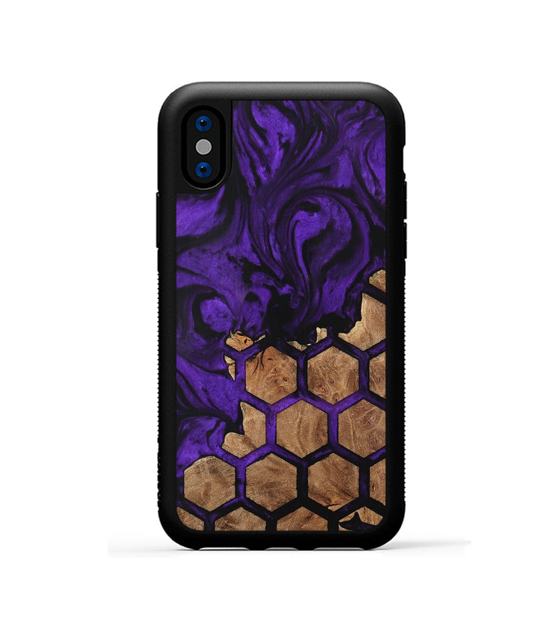 iPhone Xs Wood Phone Case - Nancee (Pattern, 733814)