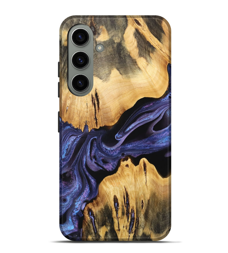 Galaxy S24 Plus Wood Live Edge Phone Case - Waneta (Purple, 733824)