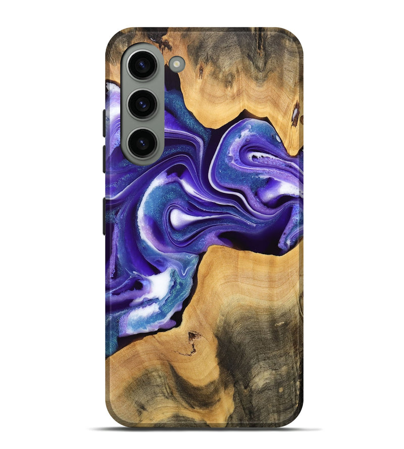 Galaxy S23 Plus Wood Live Edge Phone Case - Soyong (Purple, 733826)