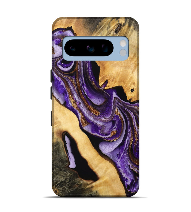 Pixel 8 Pro Wood Live Edge Phone Case - Nolan (Purple, 733828)