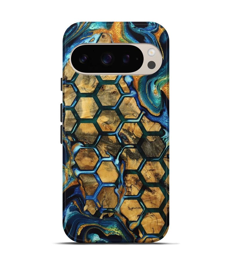 Pixel 9 Wood Live Edge Phone Case - Rijn (Pattern, 733839)