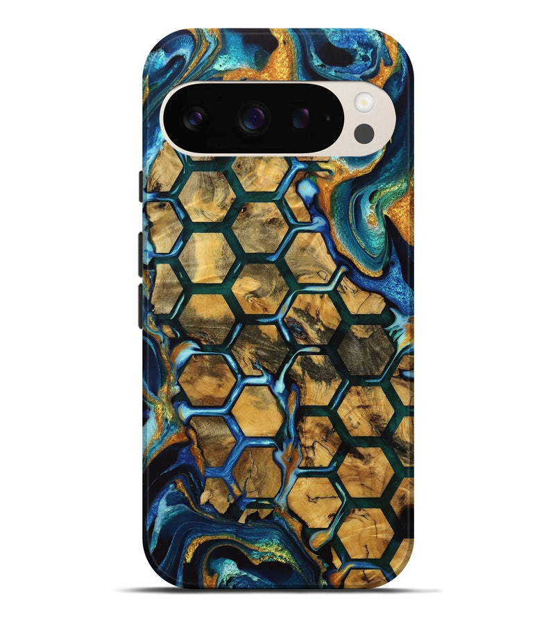 Pixel 9 Pro XL Wood Live Edge Phone Case - Rijn (Pattern, 733839)