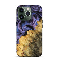 iPhone 13 Pro Wood Live Edge Phone Case - Halina (Purple, 733840)