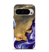 Pixel 9 Wood Live Edge Phone Case - Lukas (Purple, 733841)