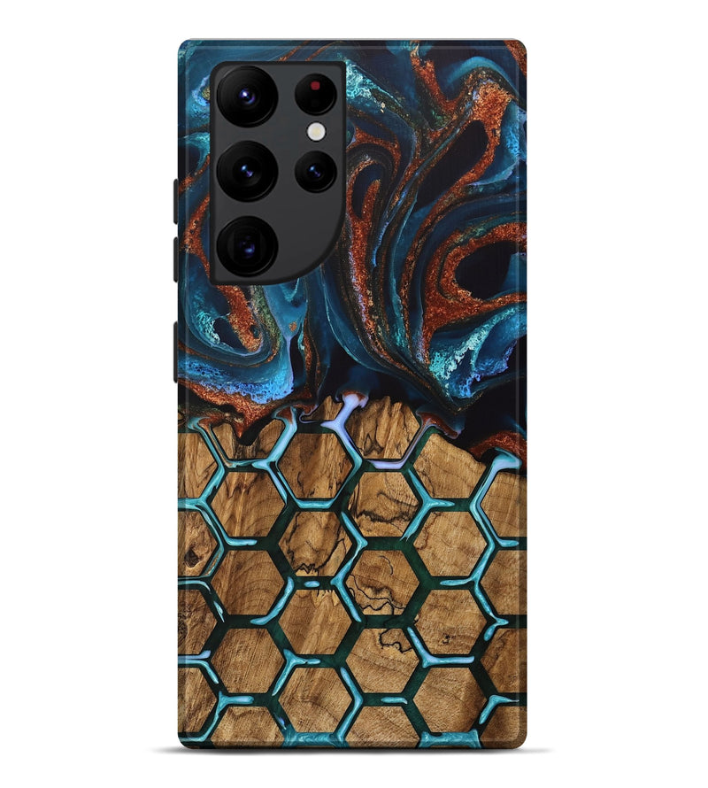 Galaxy S22 Ultra Wood Live Edge Phone Case - Ardith (Pattern, 733842)