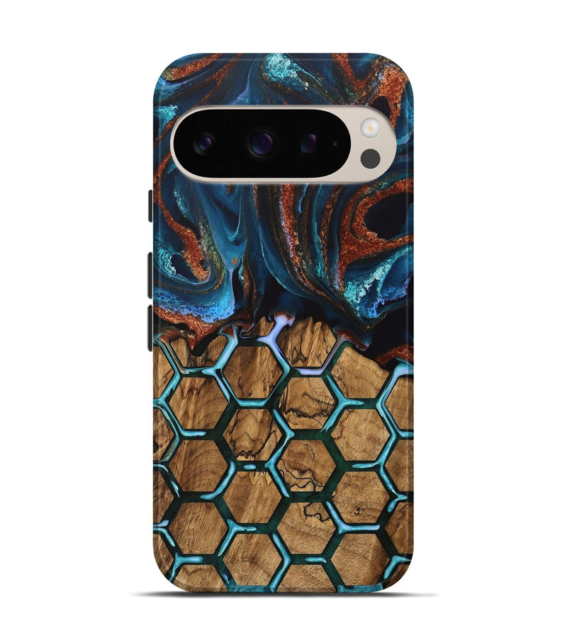 Pixel 9 Wood Live Edge Phone Case - Ardith (Pattern, 733842)