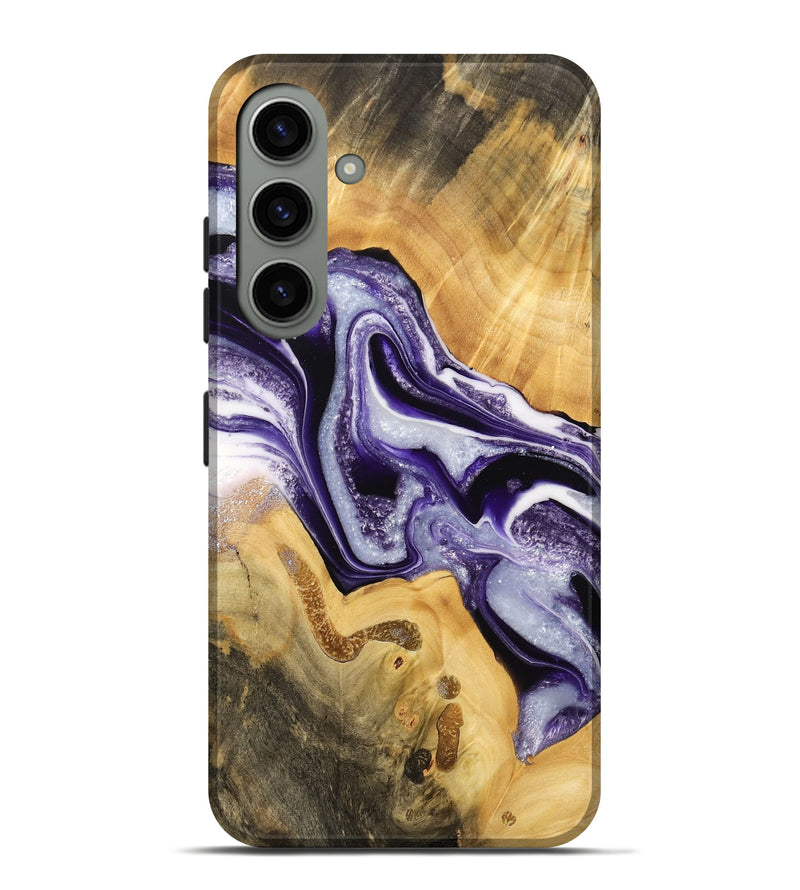 Galaxy S24 Plus Wood Live Edge Phone Case - Savanna (Purple, 733881)