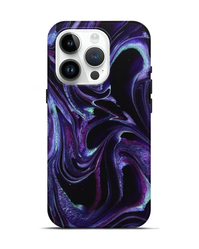 iPhone 15 Pro ResinArt Live Edge Phone Case - Lambert (Purple, 733882)