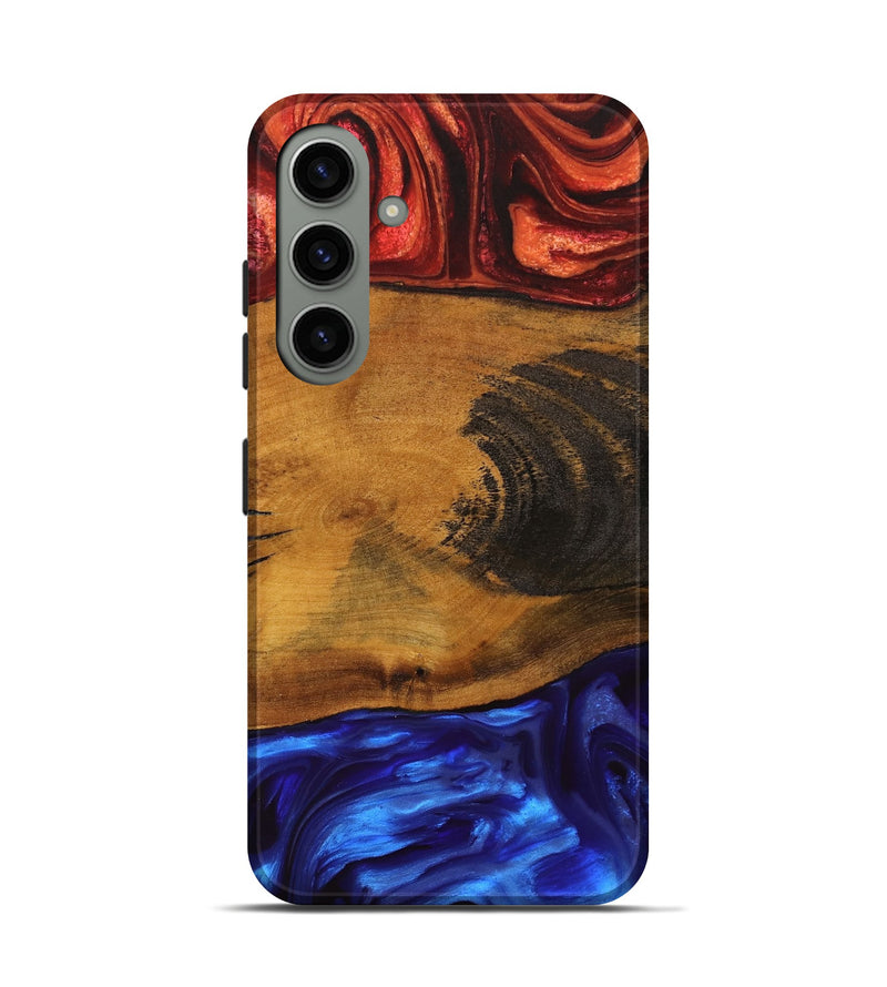 Galaxy S24 Wood Live Edge Phone Case - Danika (Fire & Ice, 734347)