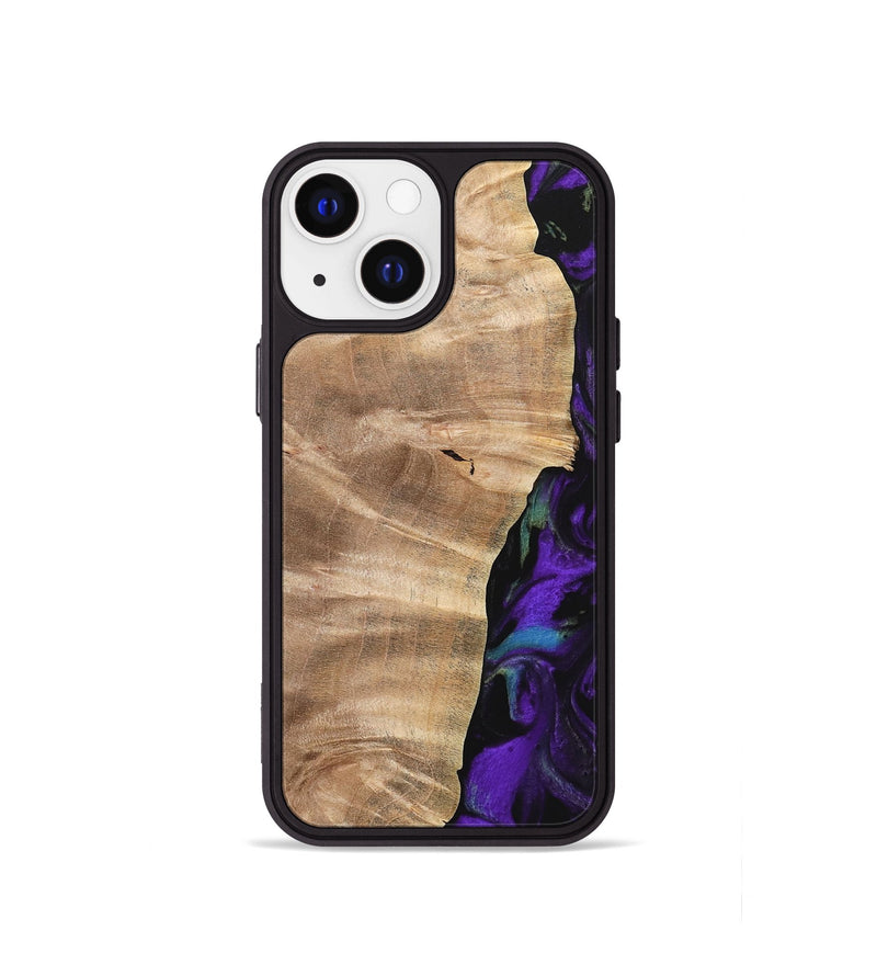 iPhone 13 mini Wood Phone Case - Richard (Purple, 734722)