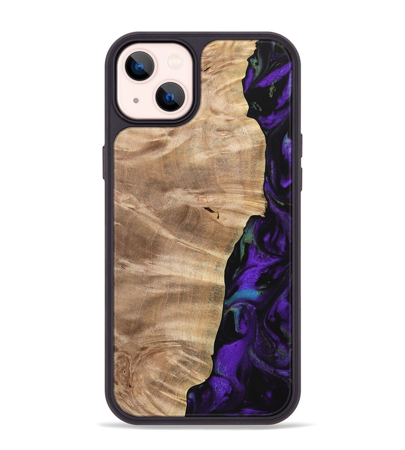 iPhone 14 Plus Wood Phone Case - Richard (Purple, 734722)