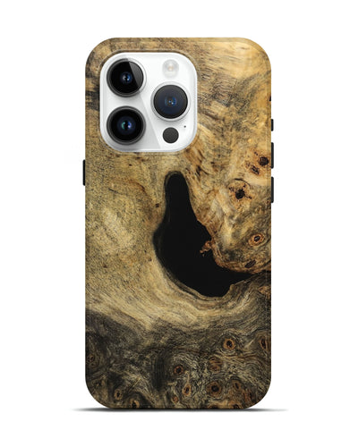 iPhone 15 Pro Wood Live Edge Phone Case - Terance (Wood Burl, 734840)