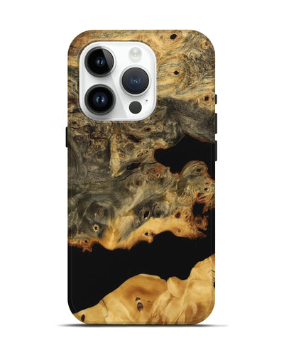 iPhone 15 Pro Wood Live Edge Phone Case - Greg (Wood Burl, 734847)