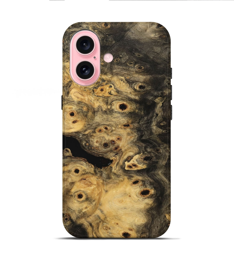 iPhone 16 Wood Live Edge Phone Case - Fionna (Wood Burl, 734898)