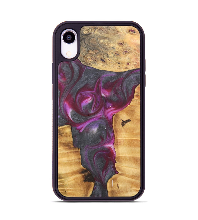 iPhone Xr Wood Phone Case - Kennon (Purple, 735189)