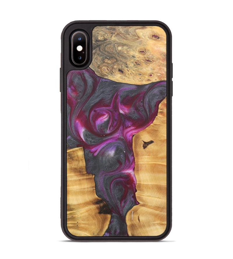 iPhone Xs Max Wood Phone Case - Kennon (Purple, 735189)