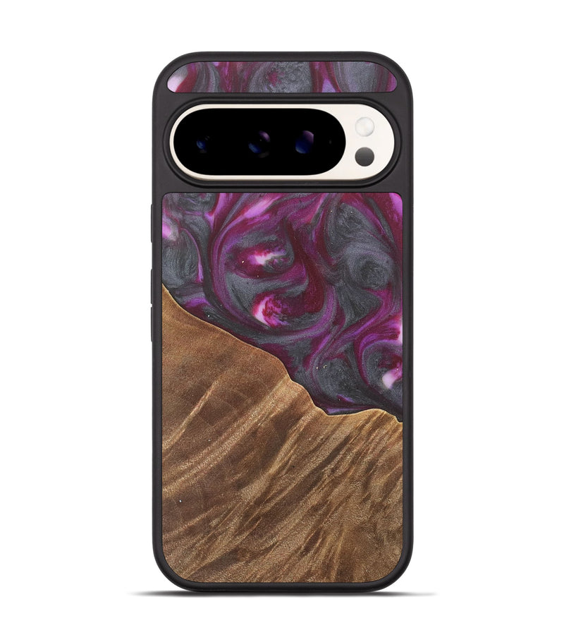 Pixel 9 Pro Wood Phone Case - Virgie (Red, 735192)