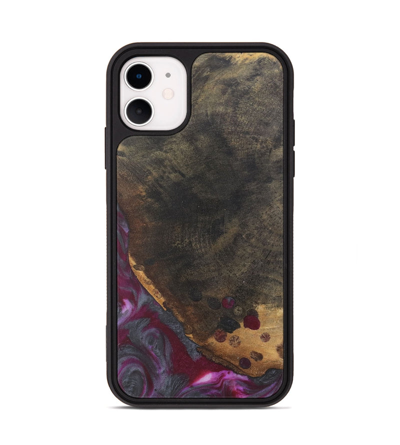 iPhone 11 Wood Phone Case - Kaden (Purple, 735207)