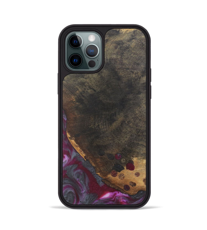 iPhone 12 Pro Wood Phone Case - Kaden (Purple, 735207)