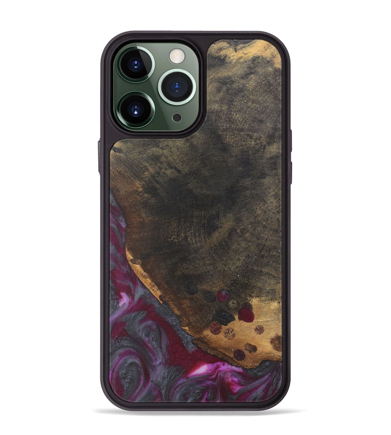 iPhone 13 Pro Max Wood Phone Case - Kaden (Purple, 735207)