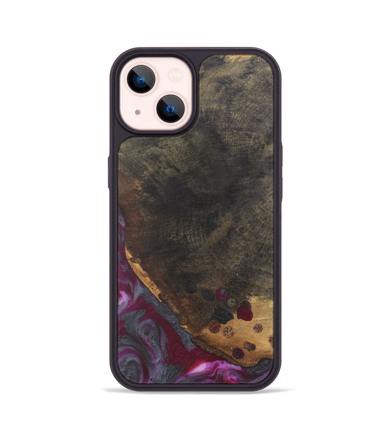 iPhone 14 Wood Phone Case - Kaden (Purple, 735207)