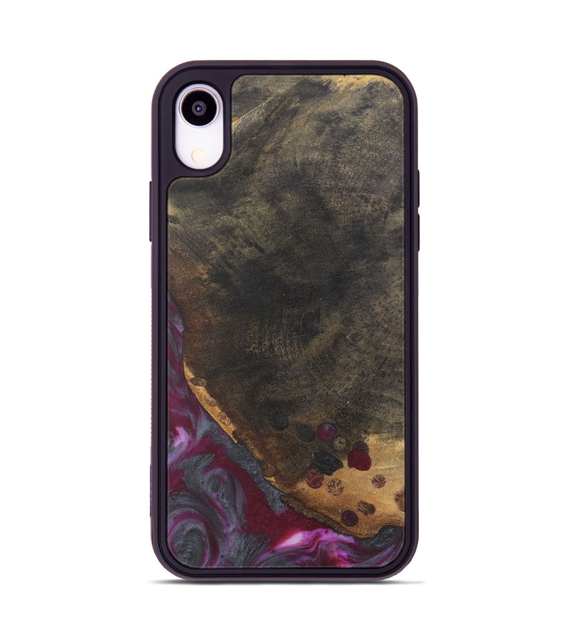 iPhone Xr Wood Phone Case - Kaden (Purple, 735207)