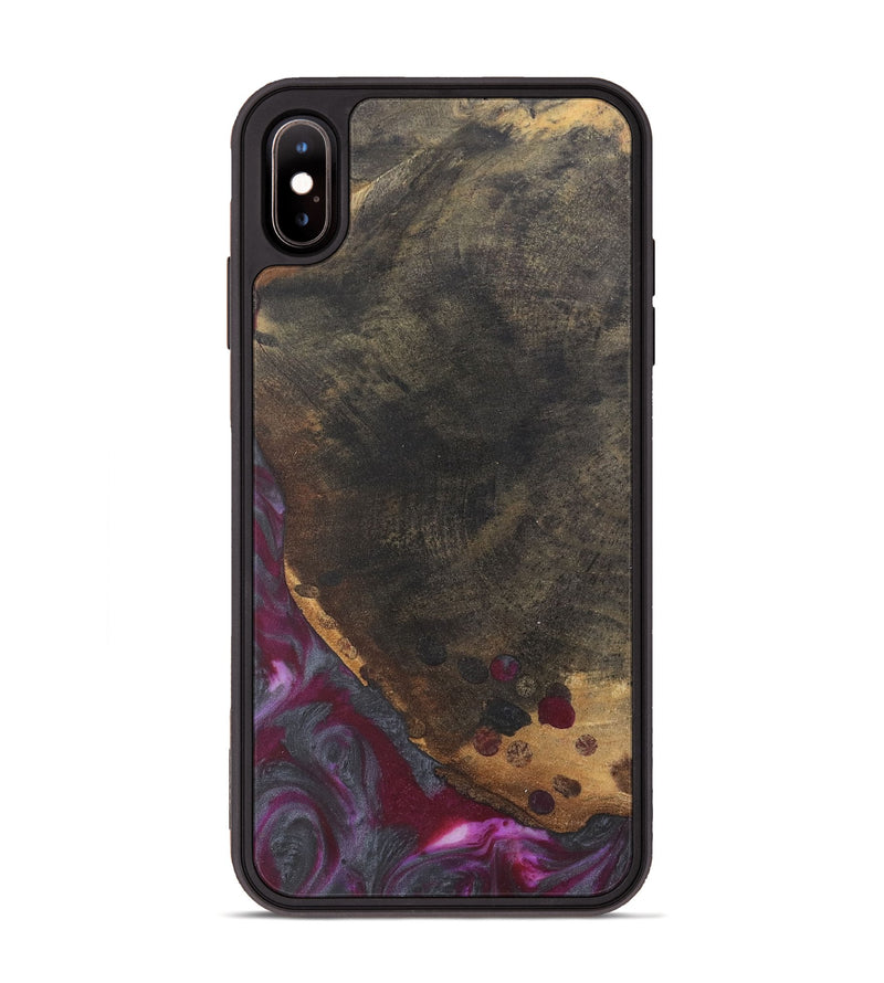 iPhone Xs Max Wood Phone Case - Kaden (Purple, 735207)