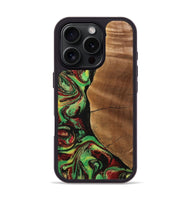 iPhone 16 Pro Wood Phone Case - Binni (Green, 735402)