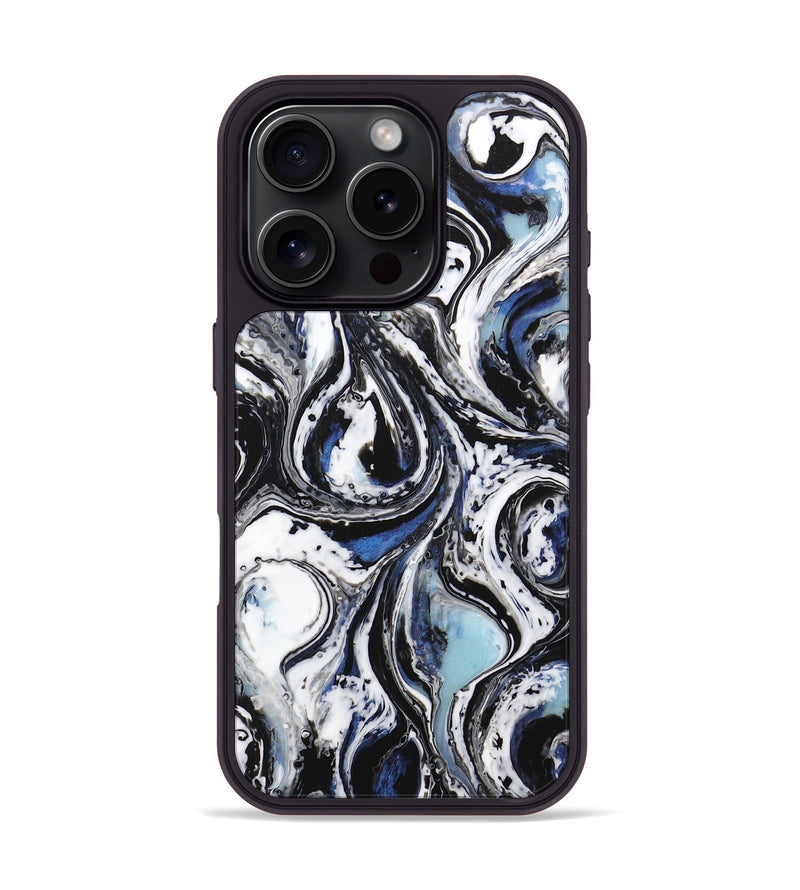 iPhone 16 Pro ResinArt Phone Case - Sharla (Blue, 735431)