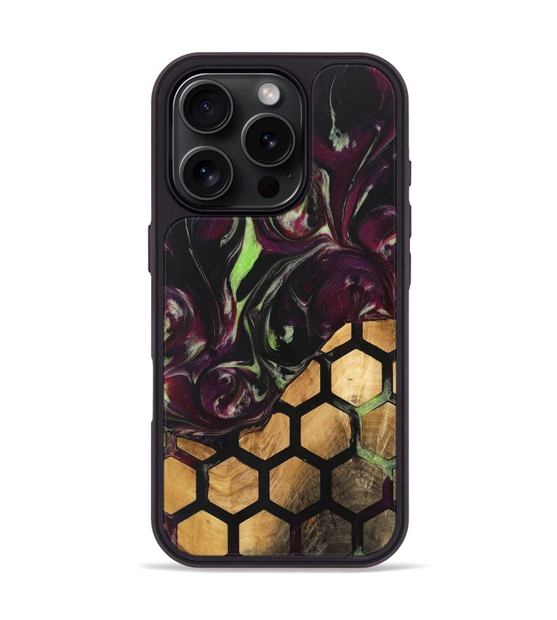 iPhone 16 Pro Wood Phone Case - Clifton (Pattern, 735463)