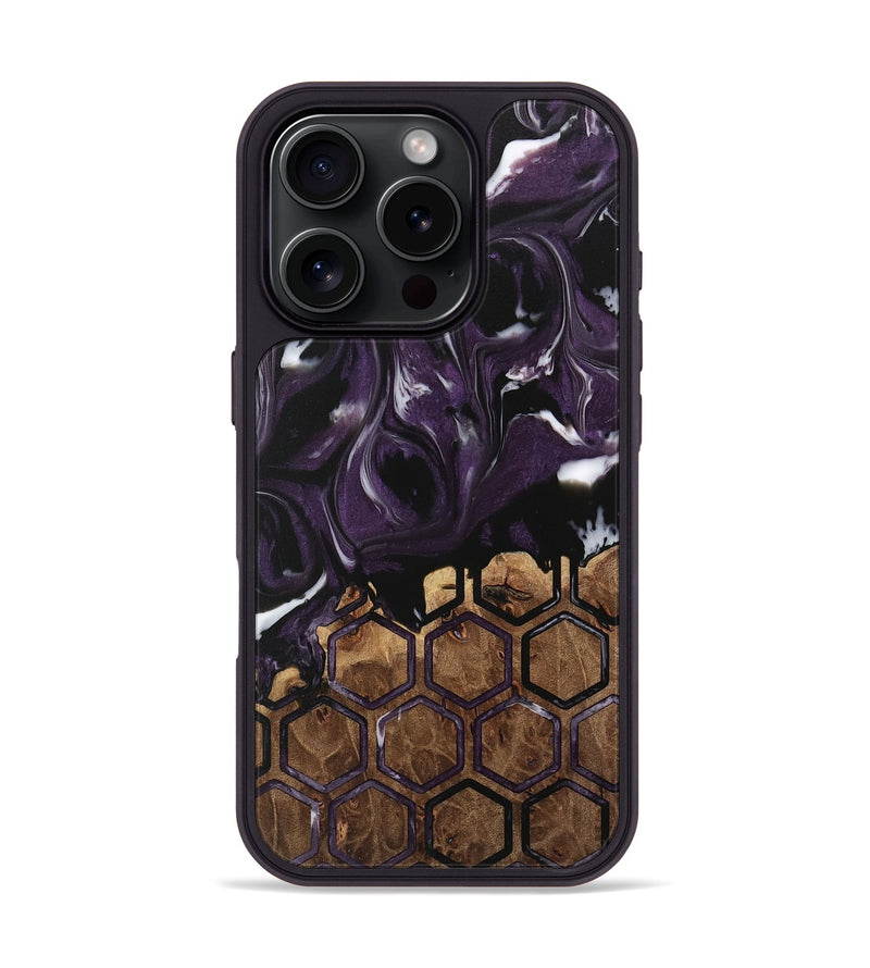 iPhone 16 Pro Wood Phone Case - Zanni (Pattern, 735486)