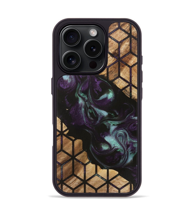 iPhone 16 Pro Wood Phone Case - Mychal (Pattern, 735495)