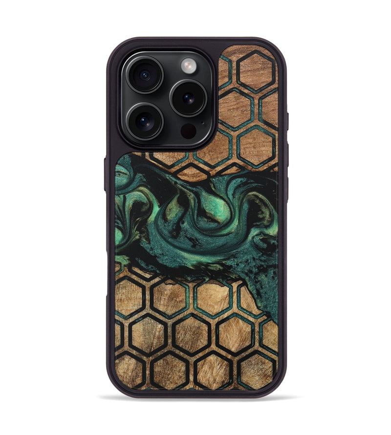 iPhone 16 Pro Wood Phone Case - Ruie (Pattern, 735504)