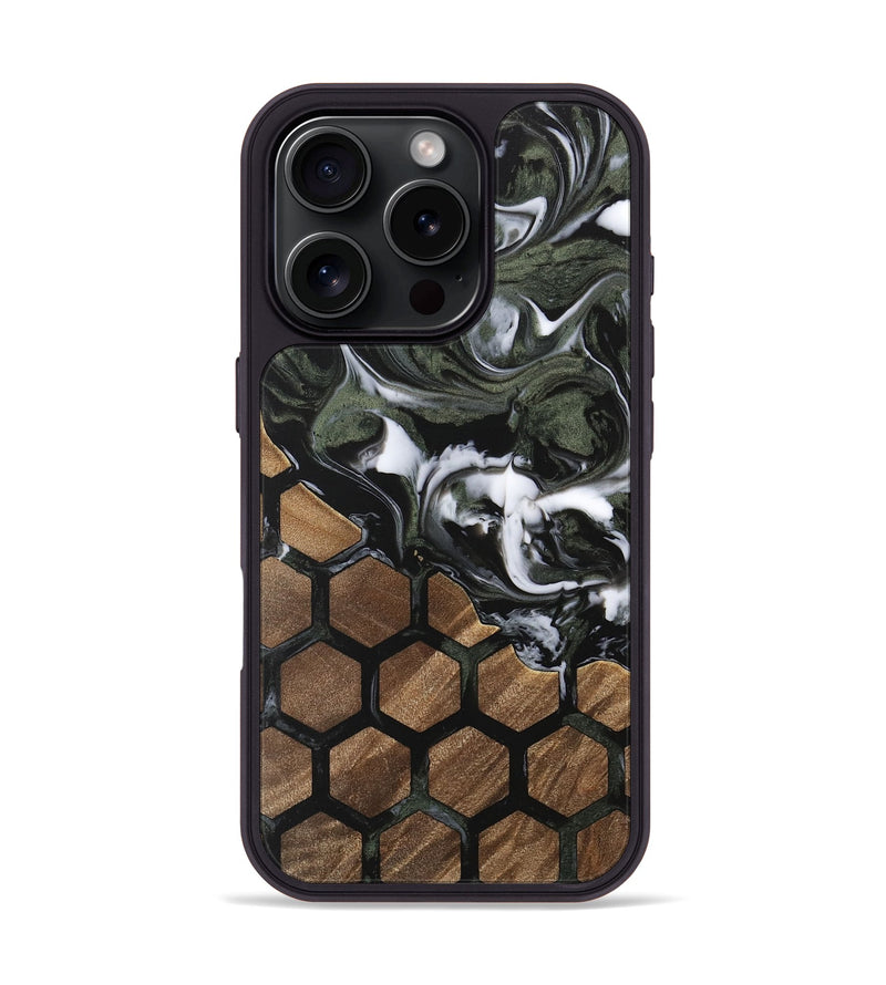 iPhone 16 Pro Wood Phone Case - Dionne (Pattern, 735505)