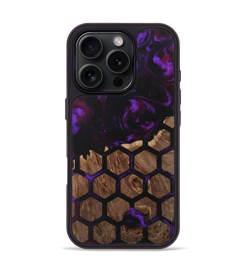 iPhone 16 Pro Wood Phone Case - Shabbir (Pattern, 735506)