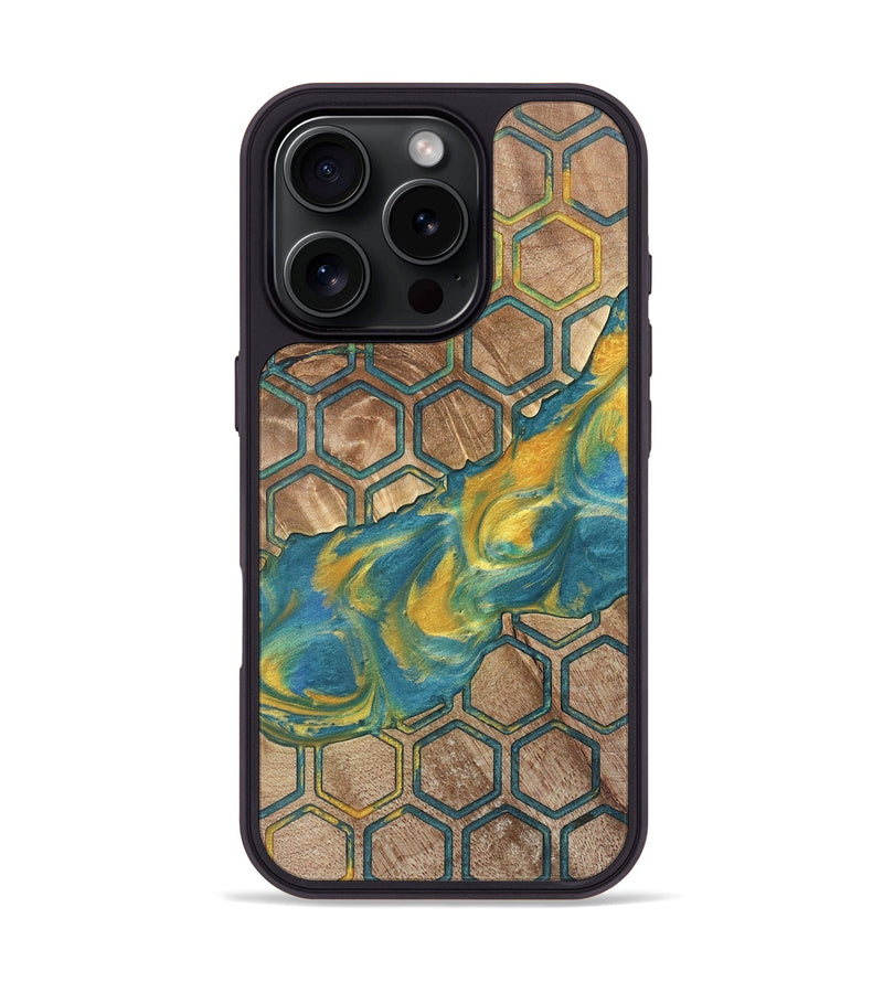 iPhone 16 Pro Wood Phone Case - Kenny (Pattern, 735508)